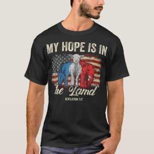 Camiseta Mi Esperanza Está En La Graciosa Escritura De Cord