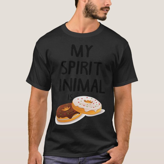 Camiseta Mi Espíritu Animal es palabras graciosas de cumple (Anverso)
