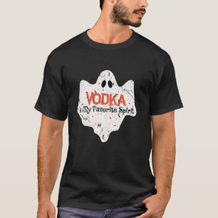 Camiseta Mi Espíritu Favorito Es Vodka Halloween