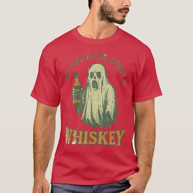 Camiseta Mi espíritu favorito es Whiskey (Anverso)