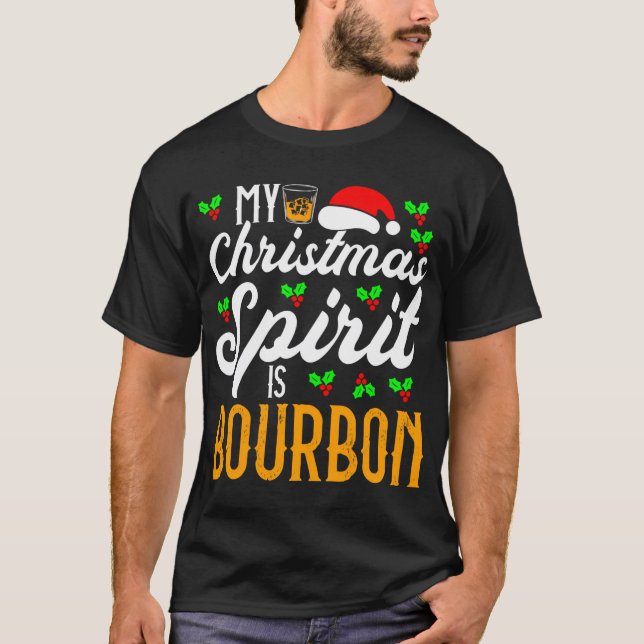 Camiseta Mi Espíritu Navidad Es Borbón. Navidades divertido (Anverso)