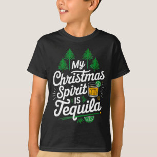 Camiseta Mi espíritu navideño es divertido regalo mexicano