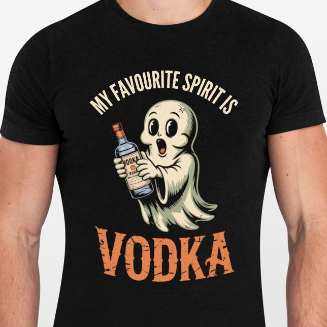 Camiseta Mi espirti favorito es Vodka - Halloween divertida (Subido por el creador)