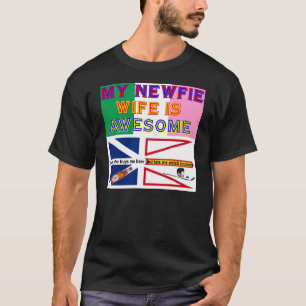 CAMISETA MI ESPOSA DE NEWFIE ES IMPRESIONANTE