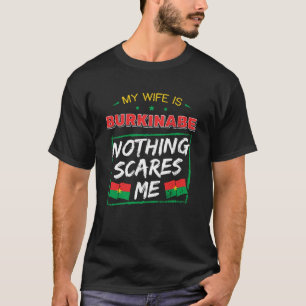 Camiseta Mi esposa es burkinesa, raíces del patrimonio burk