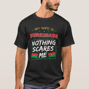 Camiseta Mi esposa es burkinesa, raíces del patrimonio burk