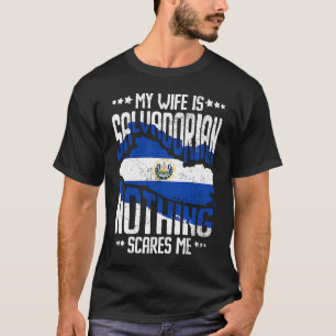 Camiseta Mi Esposa Es El Salvador Salvadoreño Heri