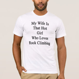 Camiseta Mi esposa es ese chica caliente que ama la