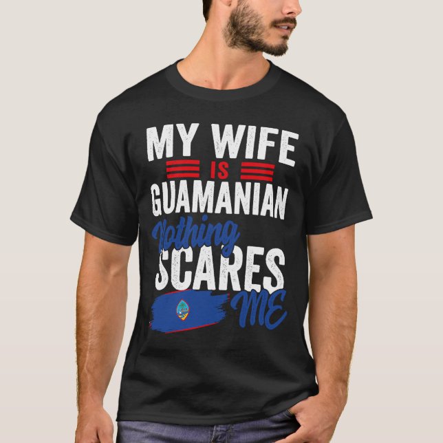 Camiseta Mi Esposa Es Guam Guam, Herencia Guam, Raíces De L (Anverso)