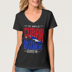 Camiseta Mi esposa es heritag hispano de la República Cuban
