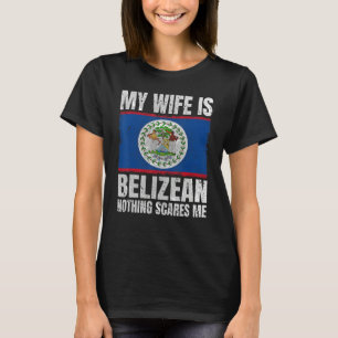 Camiseta Mi esposa es imprenta beliceña para marido Belice
