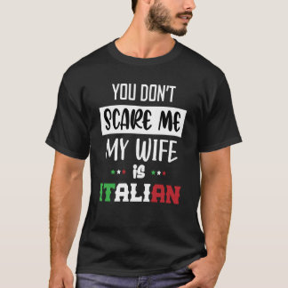 Camiseta Mi esposa es italiana Italia Italia Italia