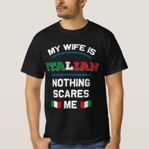 Camiseta Mi esposa es italiana república italiana raíces it
