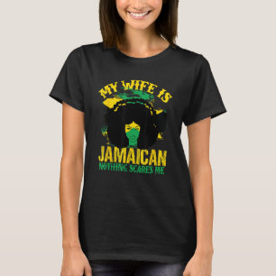 Camiseta Mi esposa es jamaicana Jamaica Patrimonio Orgullos