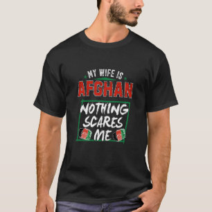 Camiseta Mi esposa es la bandera de las raíces del patrimon