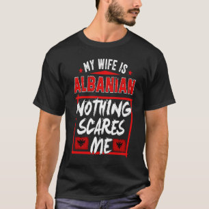 Camiseta Mi Esposa Es La Bandera De Las Raíces Del Patrimon