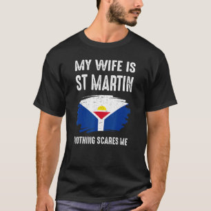 Camiseta Mi Esposa Es La Bandera De San Martín Ro