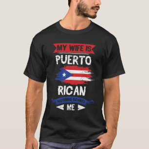 Camiseta Mi esposa es la raíz del patrimonio puertorriqueño