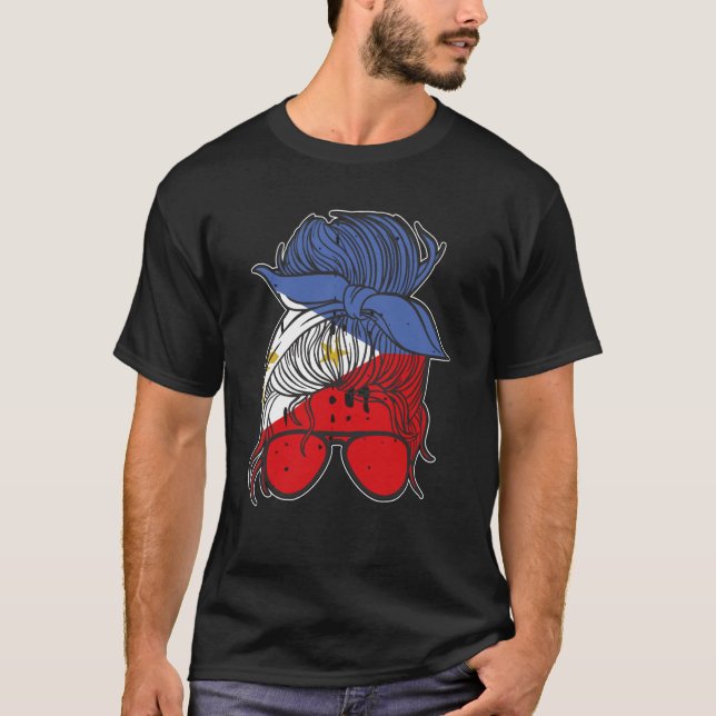 Camiseta Mi Esposa Es La República Filipina De Filipinas Ro (Anverso)