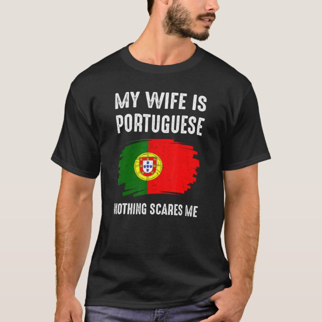 Camiseta Mi Esposa Es Patrimonio De La Bandera Del Orgullo  (Anverso)