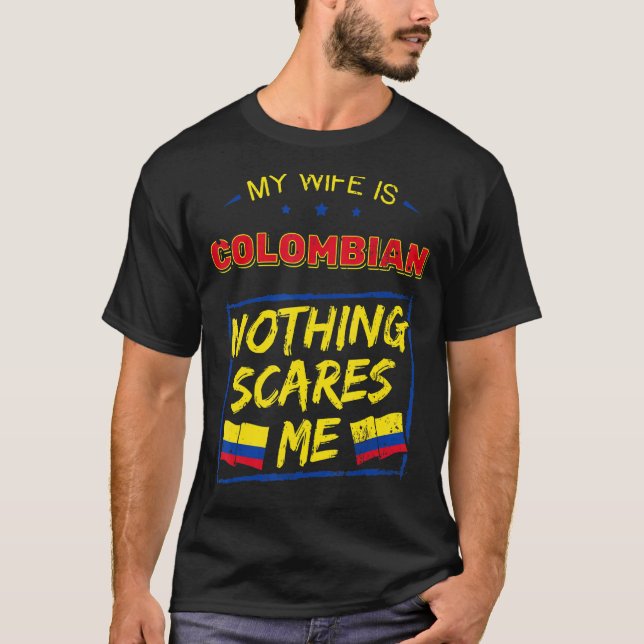 Camiseta Mi Esposa Es Patrimonio De La República Colombiana (Anverso)