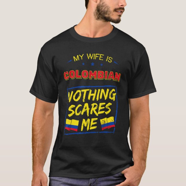 Camiseta Mi Esposa Es Patrimonio De La República Colombiana (Anverso)
