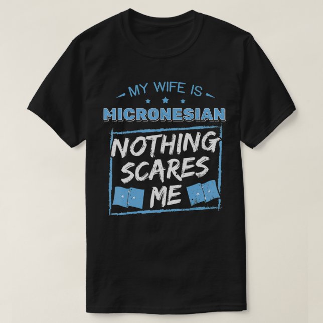 Camiseta Mi Esposa Es Patrimonio De Micronesia Por Micrones (Diseño del anverso)