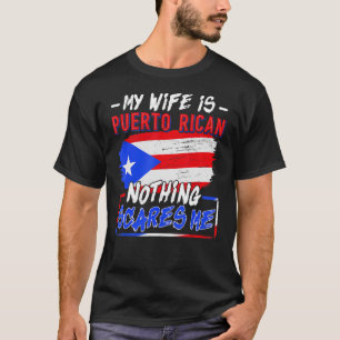 Camiseta Mi esposa es patrimonio puertorriqueño de Puerto R