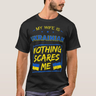 Camiseta Mi esposa es patrimonio ucraniano de Ucrania causa