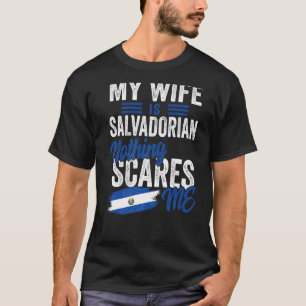 Camiseta Mi Esposa Es Salvadoreña De Las Raíces Del Patrimo