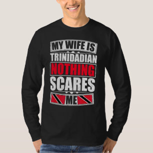 Camiseta Mi esposa es trinitense, nada me asusta Trinidad
