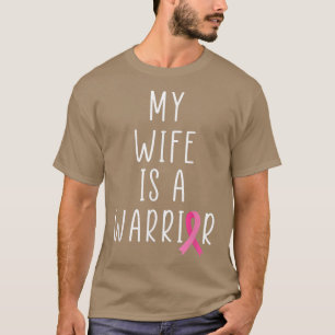 Camiseta Mi Esposa Es Una Guerrera De Concienciación Sobre 