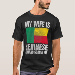 Camiseta Mi esposa es una imprenta beninesa para su esposo