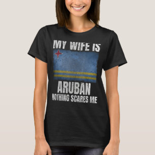 Camiseta Mi esposa es una imprenta en Aruba para su esposo