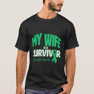 Camiseta Mi esposa es una sobreviviente de la conciencia so