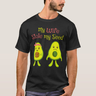 Camiseta Mi Esposa Me Robó La Semilla El Embarazo Keto Dad