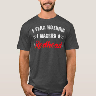 Camiseta Mi esposa pelirroja me temo que no me casé con una