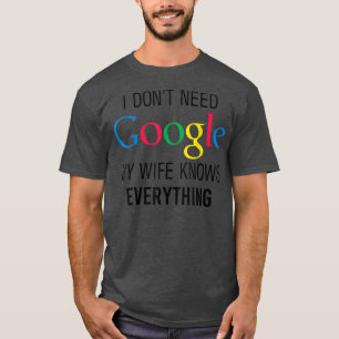 Camiseta Mi Esposa Sabe Todo Lo Gracioso Que Es El Esposo D