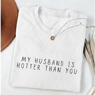 Camiseta Mi esposo es más sexy que tú Esposa divertida