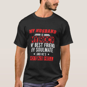 Camiseta Mi Esposo Es Mi Peña Mi Mejor Amigo Mi Amada H