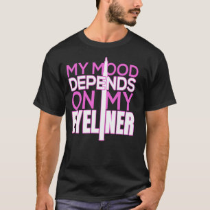 Camiseta Mi estado de ánimo depende de mi idea de moldear