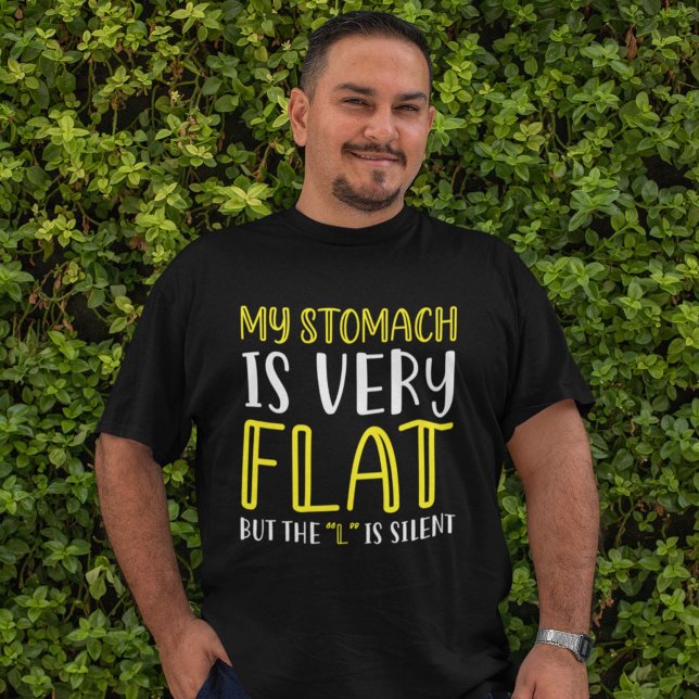 Camiseta Mi Estómago Es Muy Plano (my stomach is very flat shirt)
