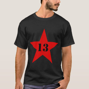 Camiseta Mi estrella afortunada - Número Trece 13 - Humor