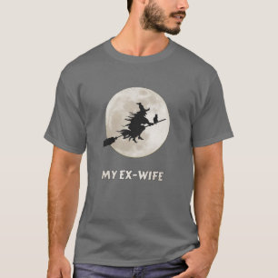 Camiseta Mi ex esposa es una bruja, un amargo divorcio
