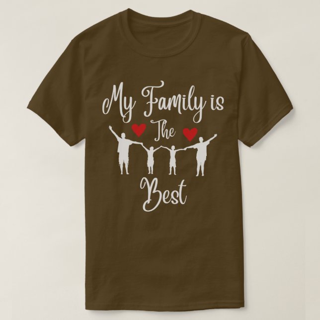 Camiseta Mi Familia Es La Mejor (Diseño del anverso)