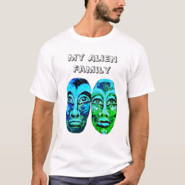 Camiseta Mi familia extranjera - Alienados verdes