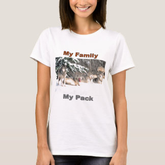 Camiseta Mi familia, mi línea del paquete