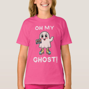 Camiseta ¡Mi fantasma! Lindo fantasma con juegos de palabra