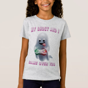 Camiseta Mi Fantasma y Yo - Fantasma Gamer Divertido Espelu