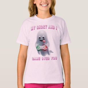 Camiseta Mi Fantasma y Yo - Fantasma Jugador Divertido Espe
